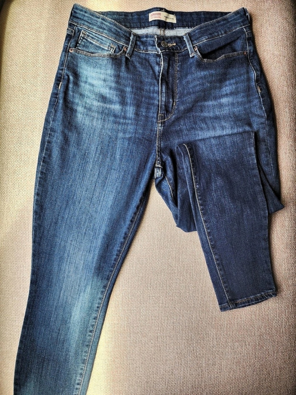 Levi's Signature Levi Strauss & Co. High Rise Skinny Girls Size 12M High Rise. 6
